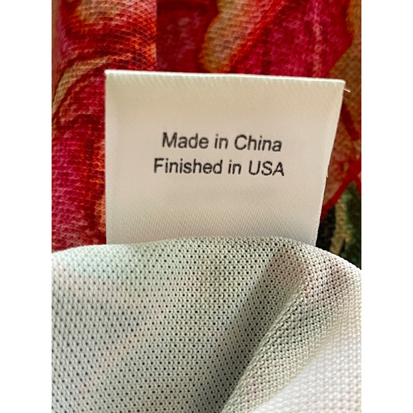 CITRON SANTA MONICA Butterflies In Flight Size 1X Pullover 3/4 Sleeve Tunic Top - Picture 8 of 10